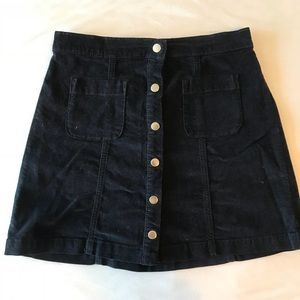Corduroy skirt